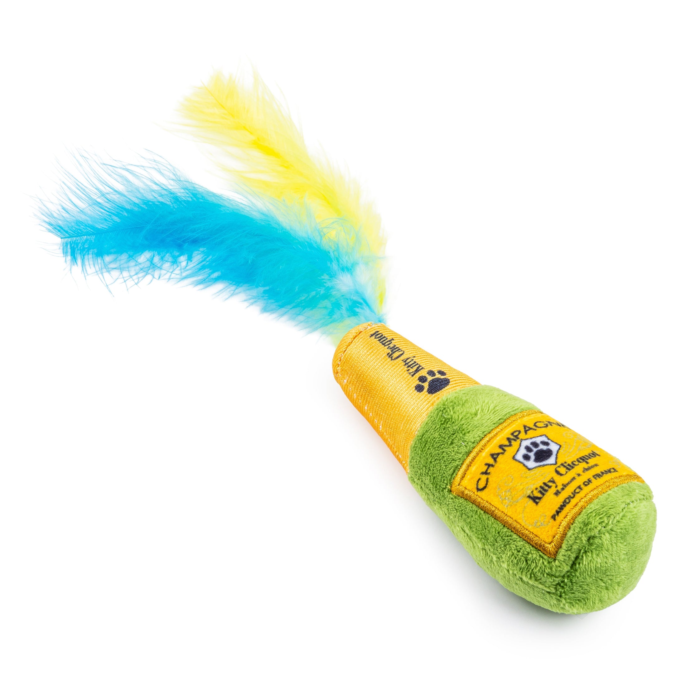 Kitty Clicquot (Bottle & Caviar) Catnip Toys