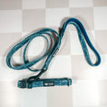Load image into Gallery viewer, Denim Tie Dye Collar & Leash Set
