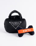 Load image into Gallery viewer, Pawda Bone | Squeaky Plush Dog Toy with Crinkle & Mesh Lining
