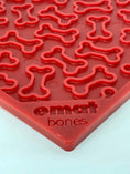 Load image into Gallery viewer, Bones eMat - Enrichment Lick Mat for Dogs and Cats | eMat Enrichment Toy for Anxiety Relief | SodaPup
