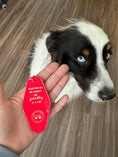 Load image into Gallery viewer, Red Granddog Motel Keychain
