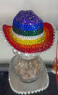 Load image into Gallery viewer, Crystal Cowboy Hat Rainbow Wrangler

