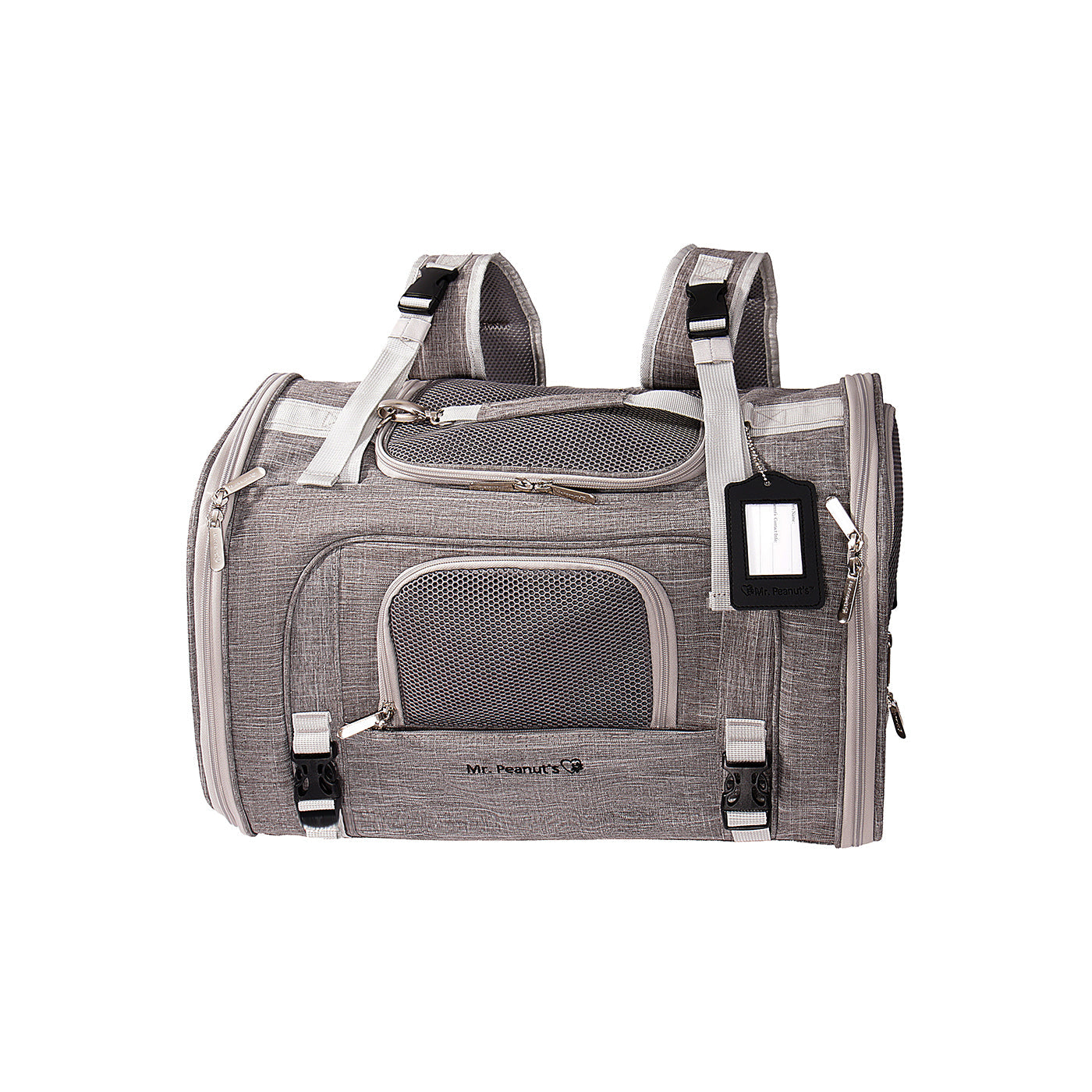 Mr. Peanut's Monterey Series Airline Compliant Horizontal Backpack Pet Carrier - Southlake Paws