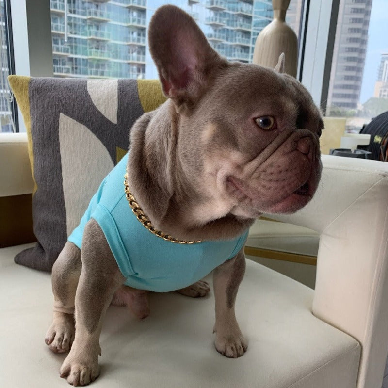 Blue “Sniffany & Co" Dog T-Shirt 
