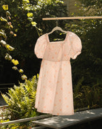 Floral Puff Sleeves Dress