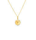 Load image into Gallery viewer, OLIVE & CHAIN Diamond Zodiac Medallion Charm Necklace - Yellow Gold, Aries, No chain (pendant only)
