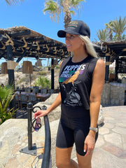 Puppies & Fitness Spin Bike Future Colors | Crop Top