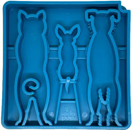 Waiting Dogs eTray - Shallow Slow Feeder Bowl for Enrichment | USA Made