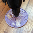 Load image into Gallery viewer, Tulip Design eMat - Enrichment Lick Mat For Dogs and Cats - With Suction Cups | USA Made
