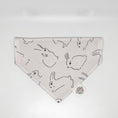 Load image into Gallery viewer, Minimalist Easter Bunny Reversible Bandana
