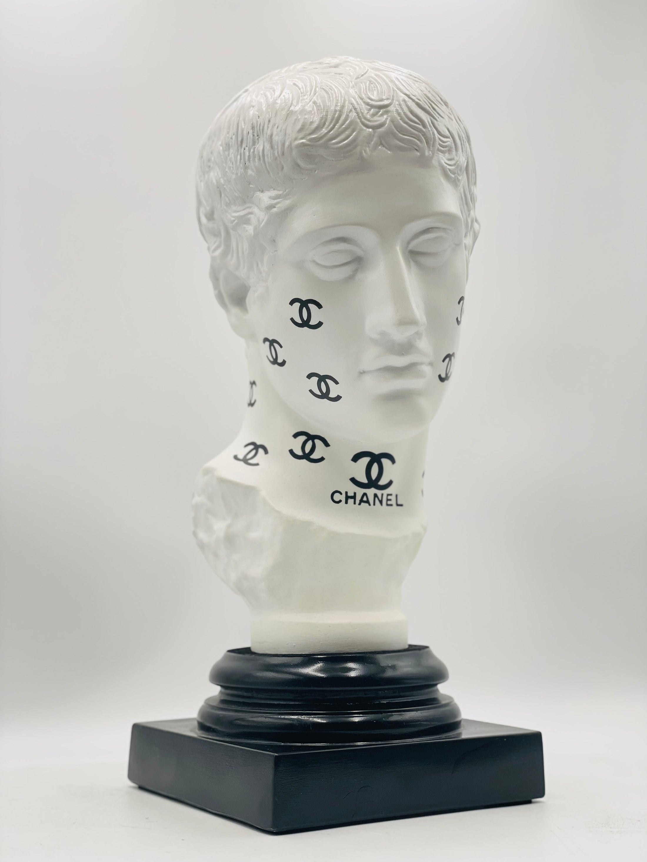 Discus Bearer Sculpture - Chanel Edition - chanel discus bearer sculpture, luxury sculpture, product image 2