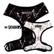 Frenchie Duo Reversible Harness - Black Marble