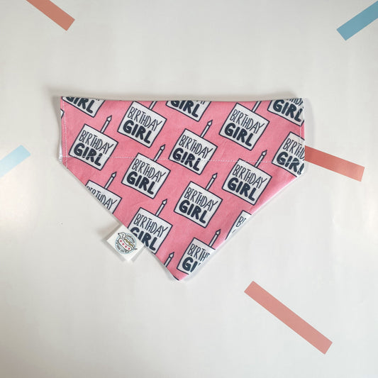 Birthday Girl Reversible Bandana
