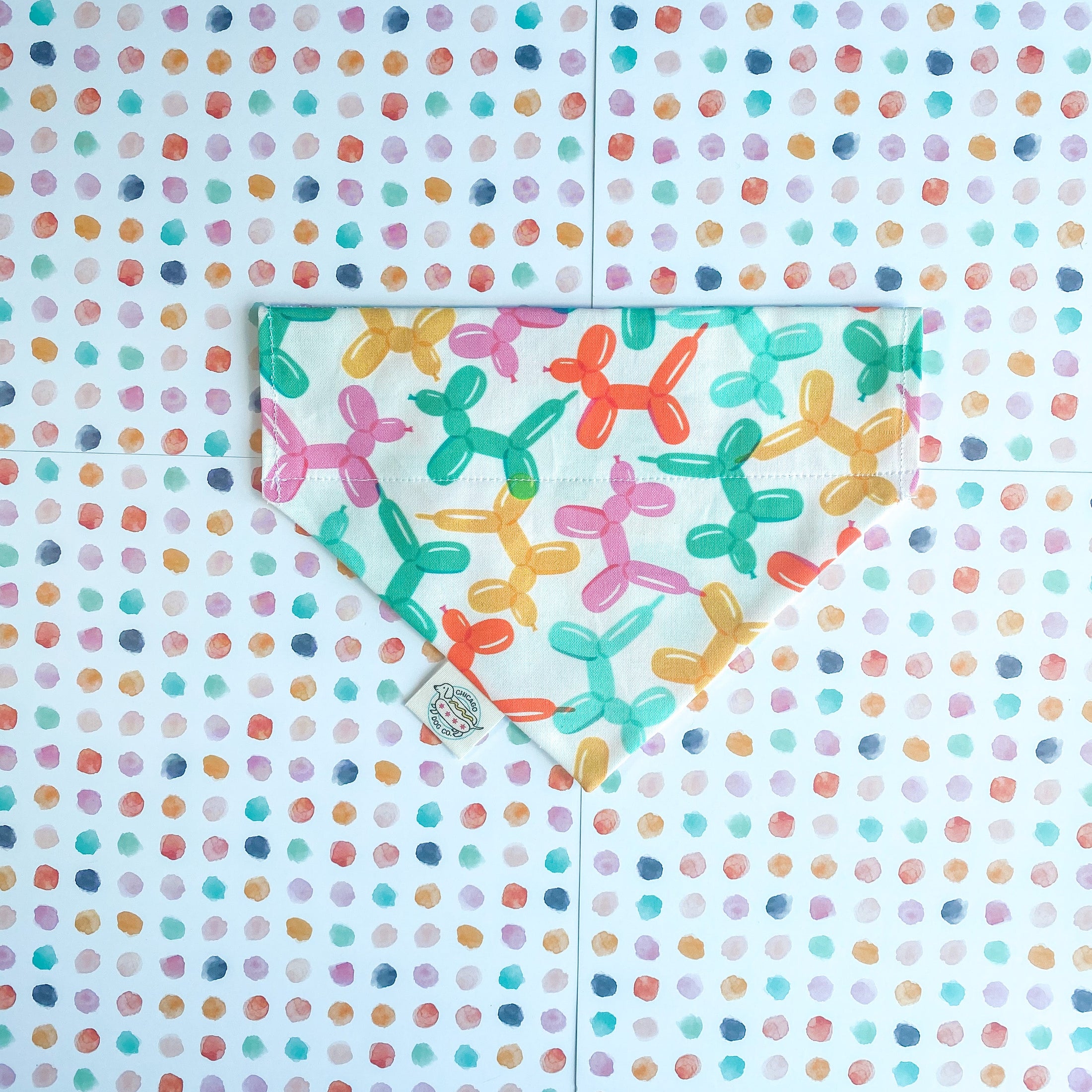 Balloon Dogs Birthday Bandana