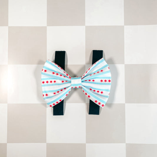Chicago Flag Bow Tie