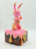 Load image into Gallery viewer, Balloon Rabbit Sculpture LOVE - Pink Street Art Edition - street art pink balloon rabbit sculpture love, luxury sculpture…
