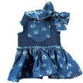 Load image into Gallery viewer, Denim Floral Dress
