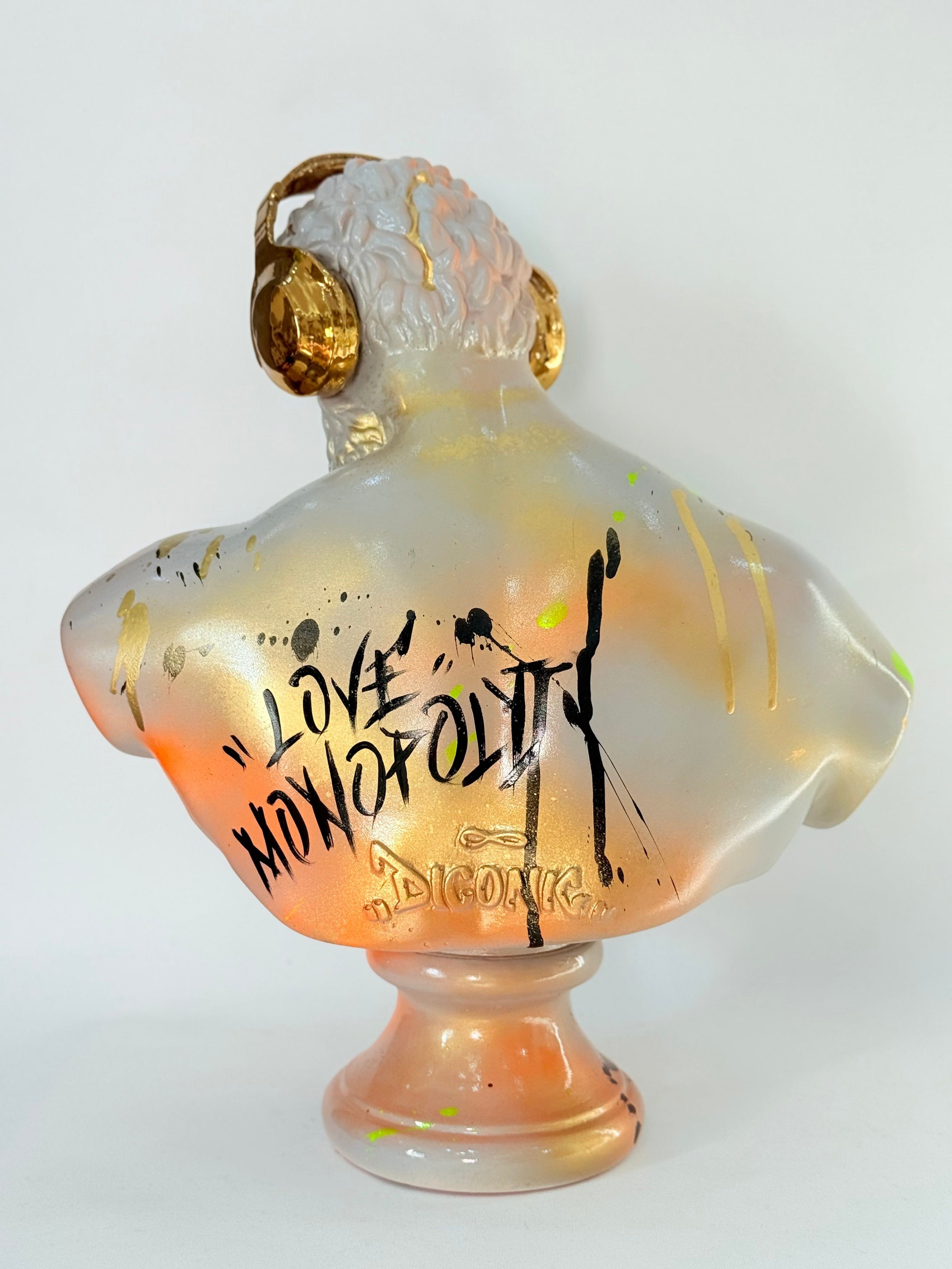Hercules Sculpture - Flying Alec Monopoly Edition - alec monopoly flying hercules sculpture, luxury sculpture, product image…