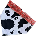 Load image into Gallery viewer, Cow Print Rodeo Bandana Dog Collar - Southlake Paws
