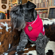 Necklace with heart tag