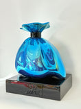 Load image into Gallery viewer, Blue Money Bag Sculpture - Alec Monopoly Inspired Pop Art Decor - pop art alec monopoly blue money bag sculpture, luxury…
