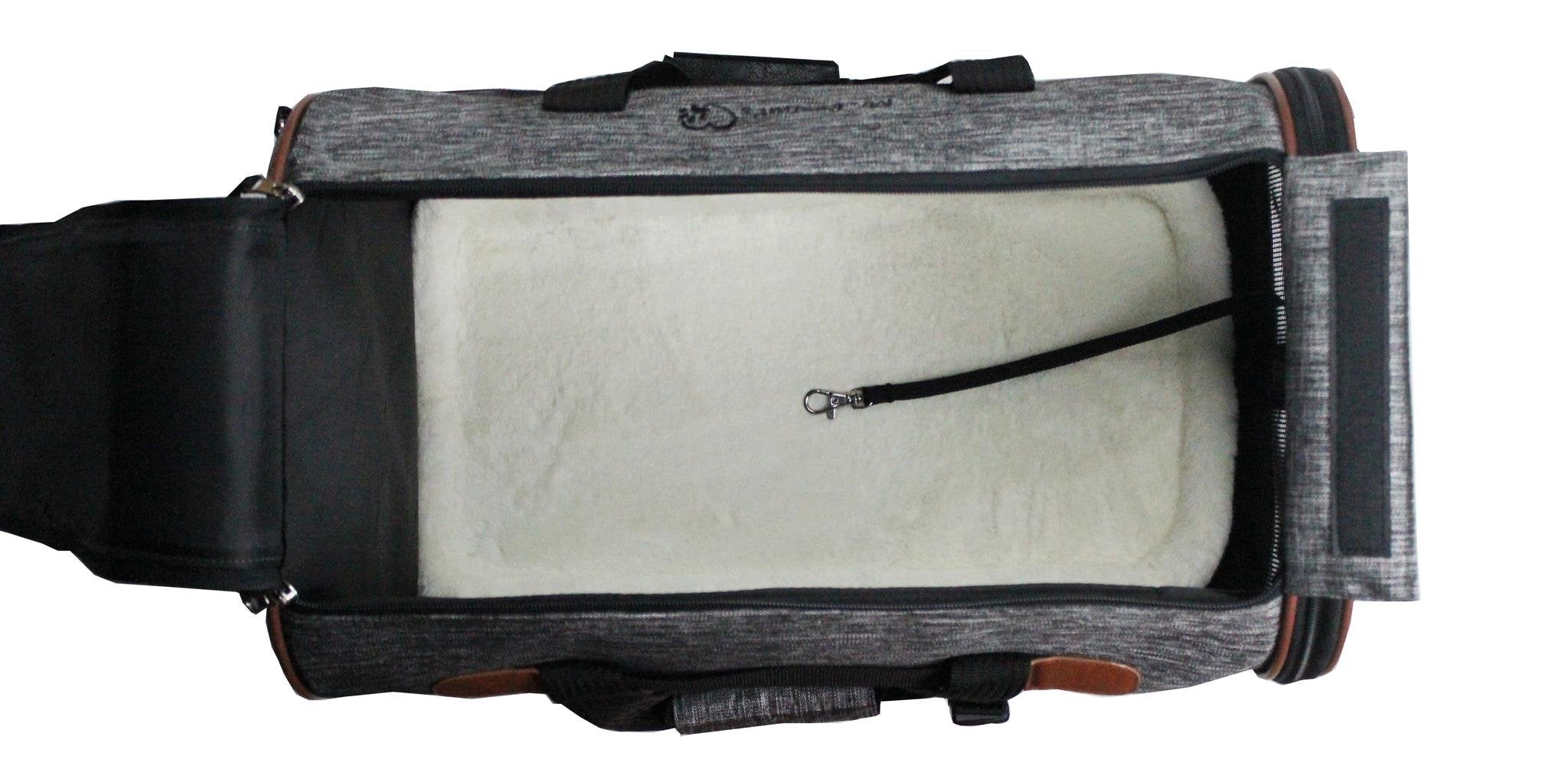 Mr. Peanut's Rhodium Series Mini Size Soft Sided Pet Carrier - Note Sizing in Description