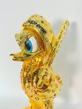 Load image into Gallery viewer, DUXX Duck Sculpture - Gold Chrome LV Edition - gold chrome lv duxx duck sculpture, luxury sculpture, product image 4
