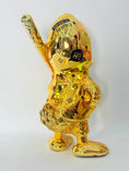 Load image into Gallery viewer, DUXX Duck Sculpture - Gold Chrome LV Edition - gold chrome lv duxx duck sculpture, luxury sculpture, product image 6
