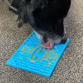 Load image into Gallery viewer, Surf's Up eMat - Small Lickmat for Dogs and Cats | Beach-Themed Design | SodaPup
