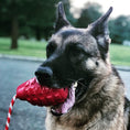 Load image into Gallery viewer, USA-K9 Grenade Shaped Durable Rubber Chew Toy, Treat Dispenser, Reward Toy, Tug Toy, and Retrieving Toy
