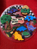 Load image into Gallery viewer, Dinosaurs Organic Dog Cookie Box
