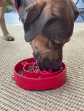 Load image into Gallery viewer, Santa Christmas eBowl Deep Slow Feeder Dog Bowl for Enrichment | USA Made

