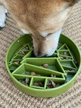 Load image into Gallery viewer, Pine Tree Christmas eBowl Deep Slow Feeder Dog Bowl for Enrichment | USA Made
