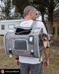 Load image into Gallery viewer, Mr. Peanut's Monterey Series Airline Compliant Horizontal Backpack Pet Carrier - Southlake Paws
