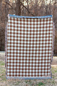Load image into Gallery viewer, Fall Gingham Blanket
