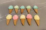 Mini Ice Cream Cone Treats - Set of 10