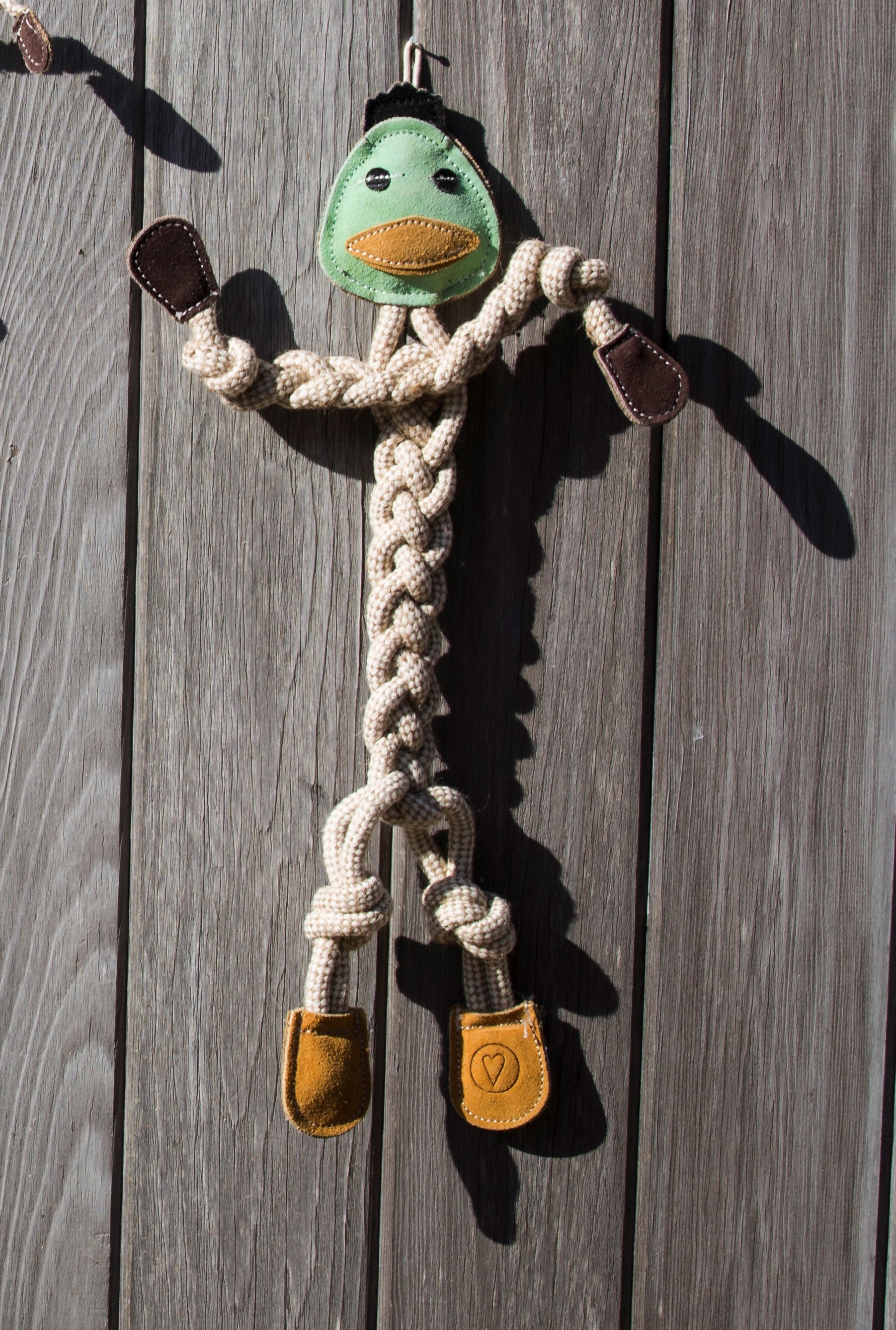 Dilly Duck Natural Rope Knottie® Dog Toy, Large (9mm diameter) - image 3
