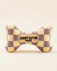 Load image into Gallery viewer, Tan Checker Chewy Vuiton Bone Toy
