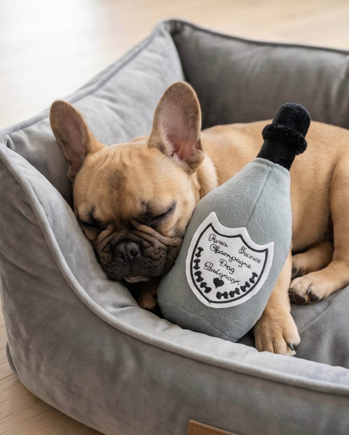 Dog Perignonn Champagne Toy