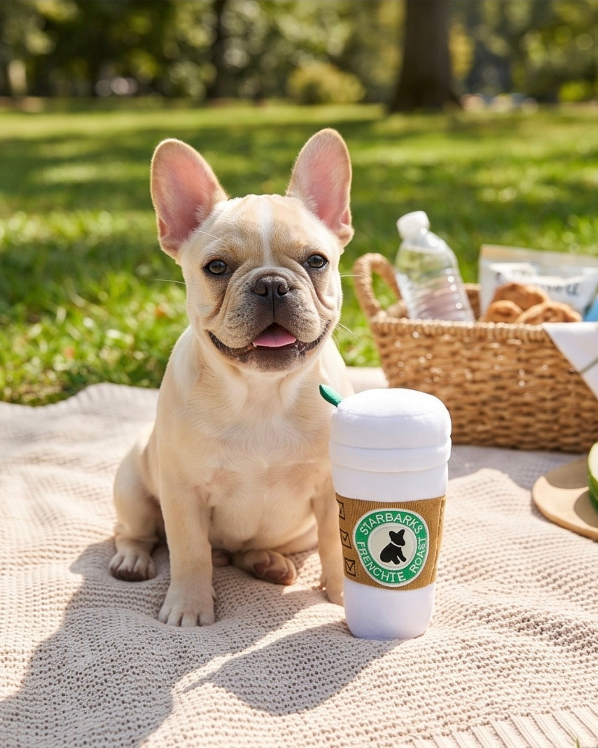 Starbarks Plush Dog Toy With Lid