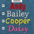 Load image into Gallery viewer, Personalized Denim Vest

