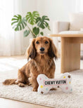 Load image into Gallery viewer, White Chewy Vuiton Bone Toy
