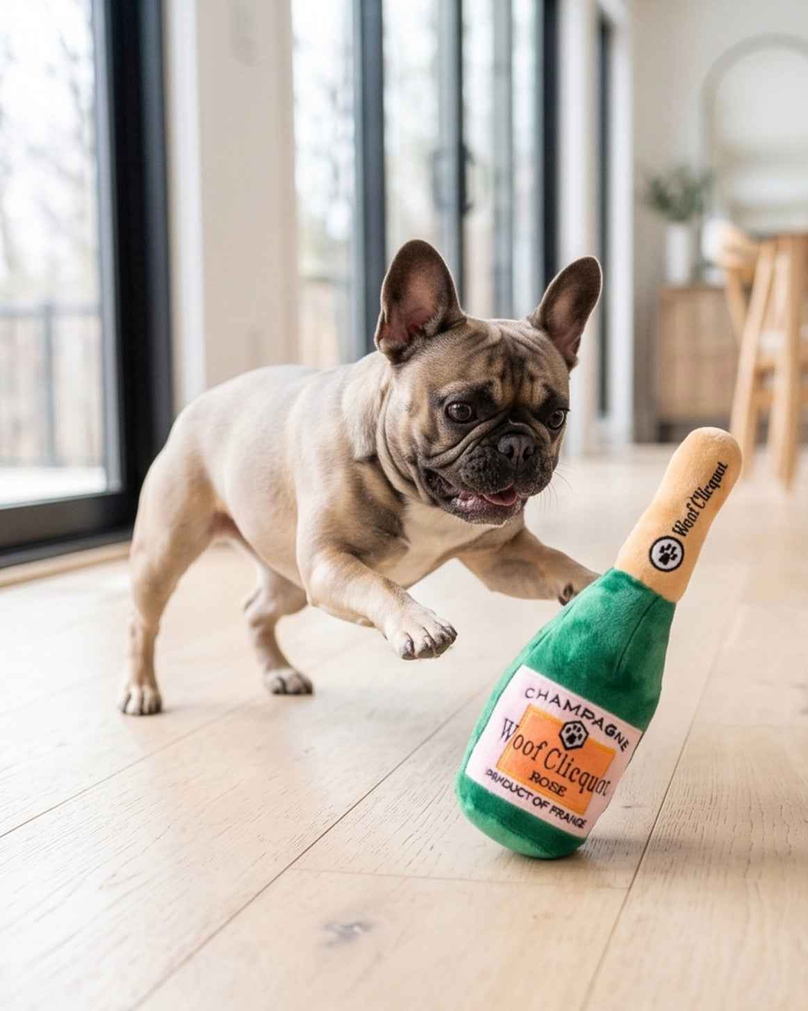 Woof Clicquot Rose'