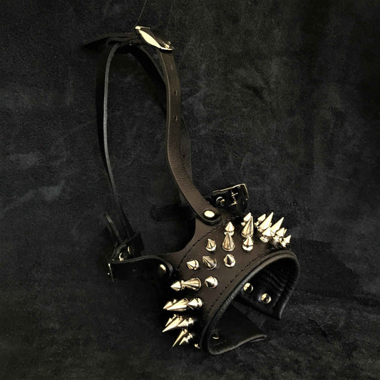 The "Danger" muzzle by Bestia Dog Gear