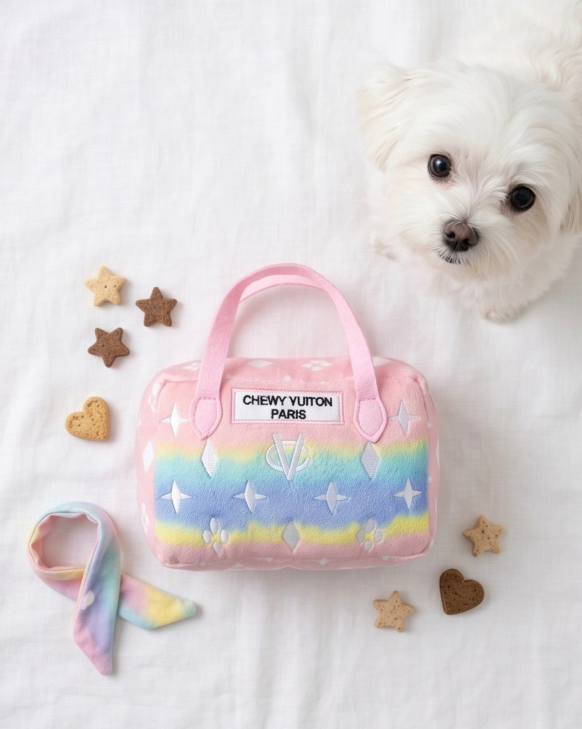 Pink Ombre Chewy Vuiton Handbag