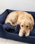 Load image into Gallery viewer, Black Checker Chewy Vuiton Bone
