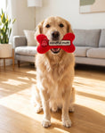 Load image into Gallery viewer, Chewlulemon Bone | Squeaky Plush Dog Toy with Crinkle & Mesh Lining
