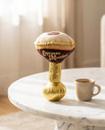 Load image into Gallery viewer, Espresso Muttini | Squeaky Plush Dog Toy with Crinkle & Mesh Lining
