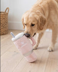Load image into Gallery viewer, Snuggly Cup - Blush | Squeaky Plush Dog Toy with Crinkle & Mesh Lining
