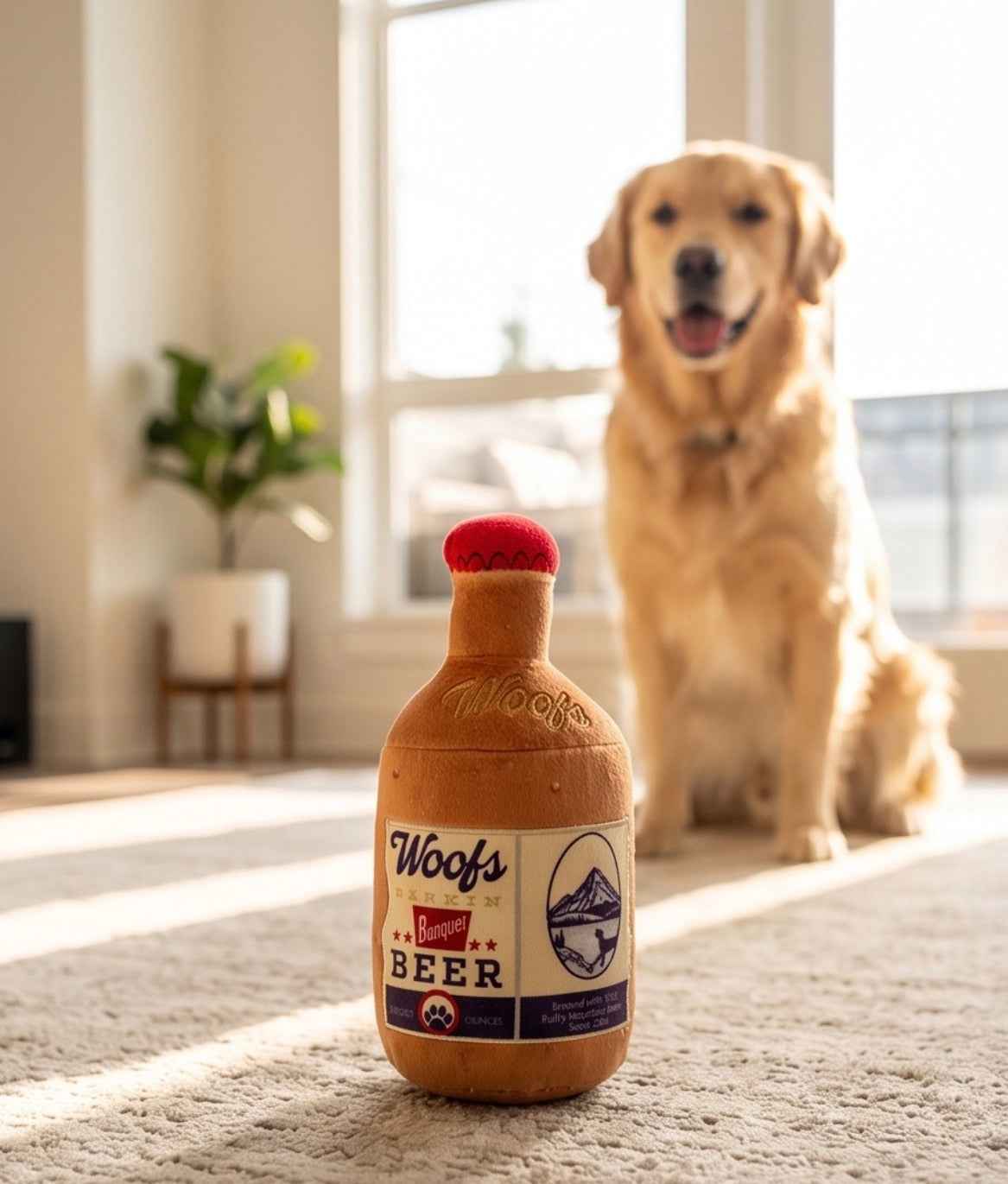 Woofs Beer Bottle